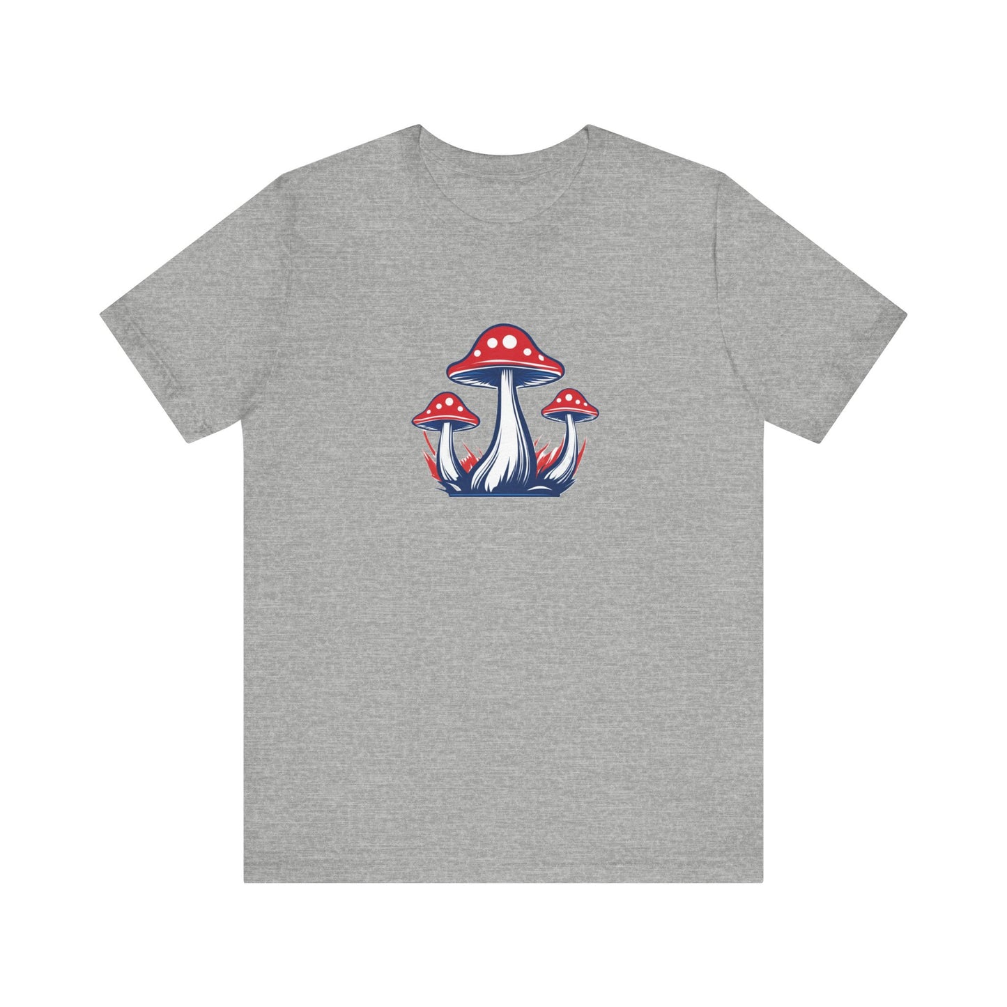 T-Shirt - Patriotic Mushrooms Unisex Jersey Short Sleeve Tee