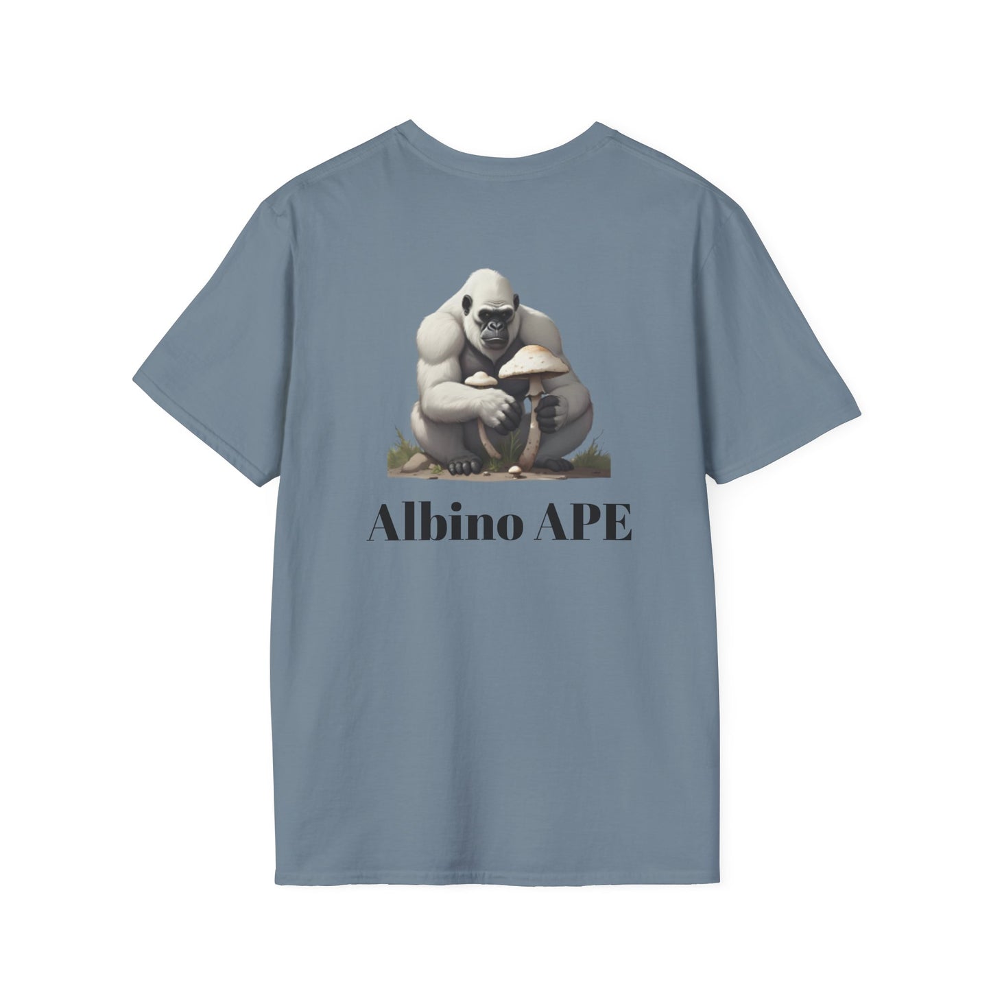 Albino Ape Unisex T-Shirt - Funny Animal Tee, Gift for Ape Lovers
